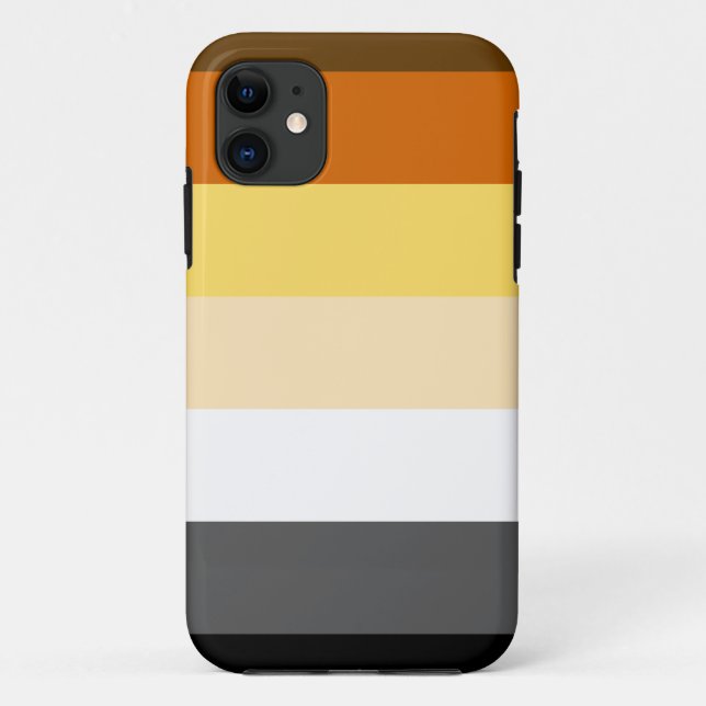 Capa Para iPhone 11 Bandeira da Irmandade do gay Bear (Verso)