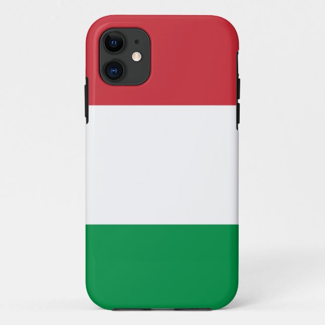 Capa Para iPhone 11 Bandeira da Itália (Verso)