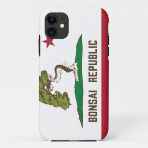 Capa Para iPhone 11 Bandeira da República Bonsai