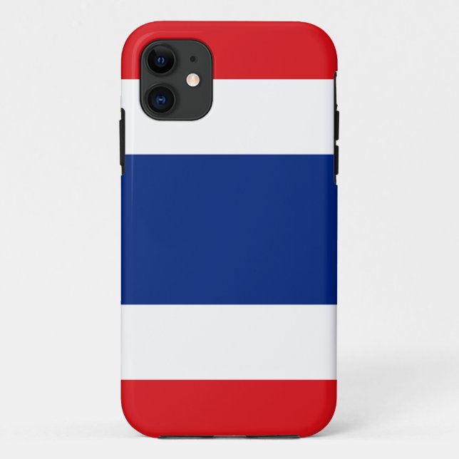 Capa Para iPhone 11 Bandeira da Tailândia (Verso)