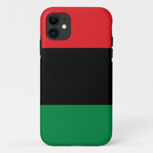 Capa Para iPhone 11 Bandeira da UNIA Pan-Africana
