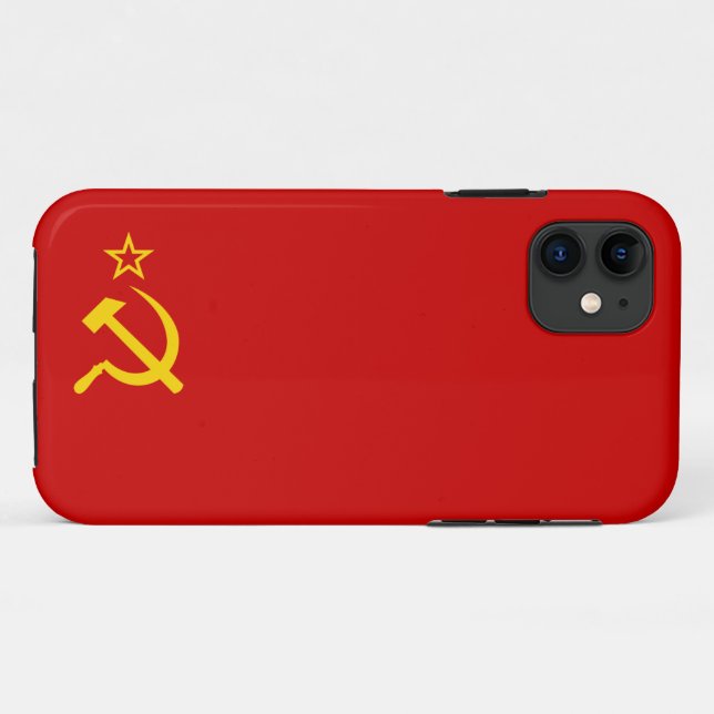 Capa Para iPhone 11 bandeira da URSS (Verso (horizontal))