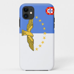 Capa Para iPhone 11 Bandeira de Açores (Portugal)