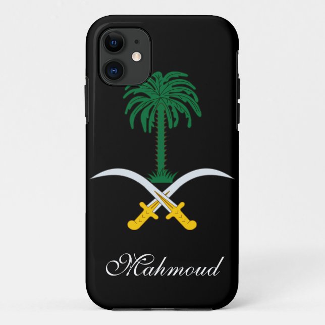 Capa Para iPhone 11 Bandeira de Arábia Saudita (Verso)