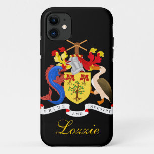 Capa Para iPhone 11 Bandeira de Barbados