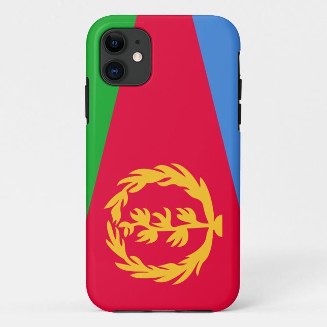Capa Para iPhone 11 Bandeira de Eritrea (Verso)