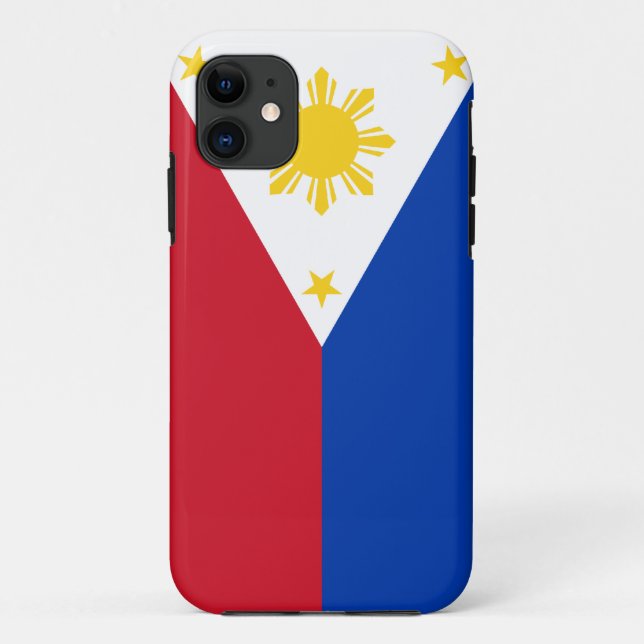 Capa Para iPhone 11 Bandeira de Filipinas (Verso)