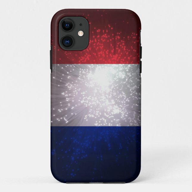 Capa Para iPhone 11 Bandeira de France (Verso)