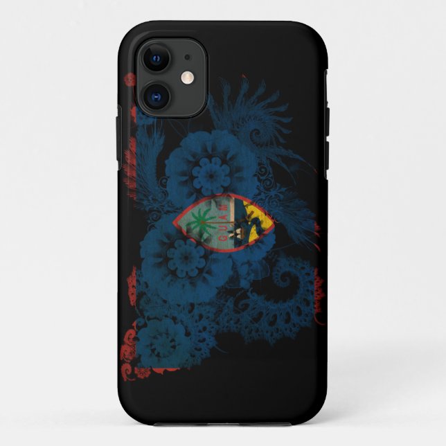 Capa Para iPhone 11 Bandeira de Guam (Verso)