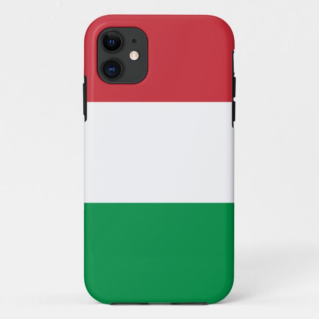Capa Para iPhone 11 Bandeira de Italia (Verso)