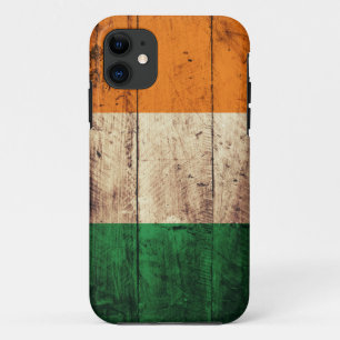 Capa Para iPhone 11 Bandeira de madeira de Ireland
