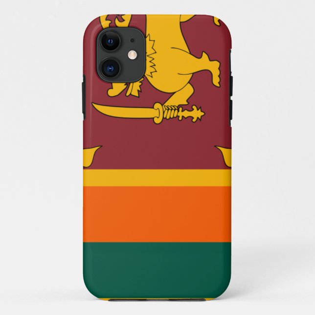 Capa Para iPhone 11 Bandeira de Sri Lanka (Verso)