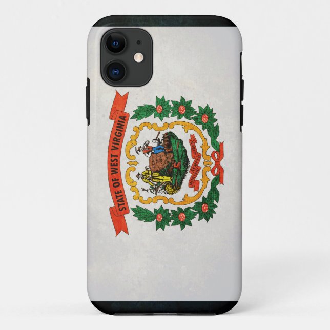 Capa Para iPhone 11 Bandeira de West Virginia (Verso)