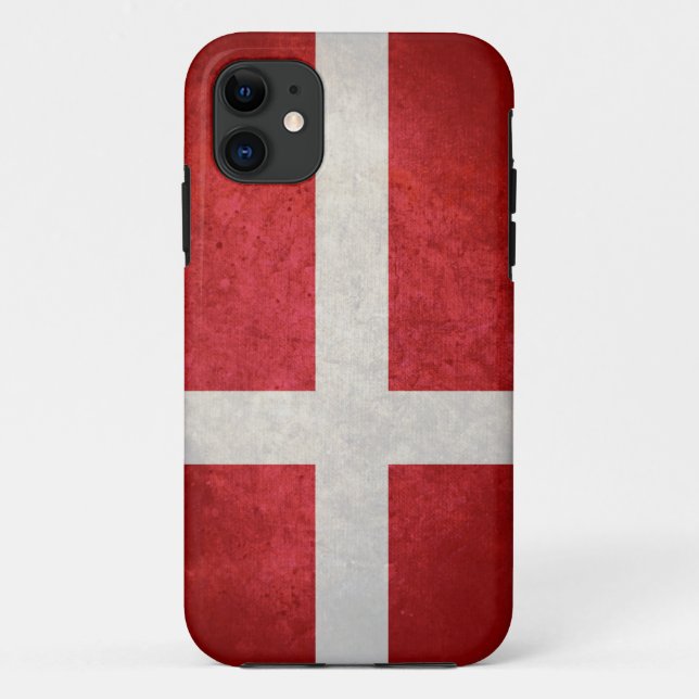 Capa Para iPhone 11 Bandeira dinamarquesa (Verso)