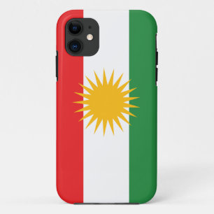 Capa Para iPhone 11 Bandeira do Curdistão