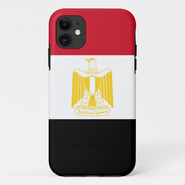 Capa Para iPhone 11 Bandeira do Egito (Verso)