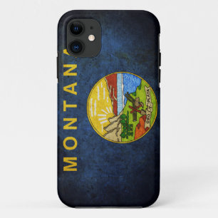 Capa Para iPhone 11 Bandeira do estado de Montana