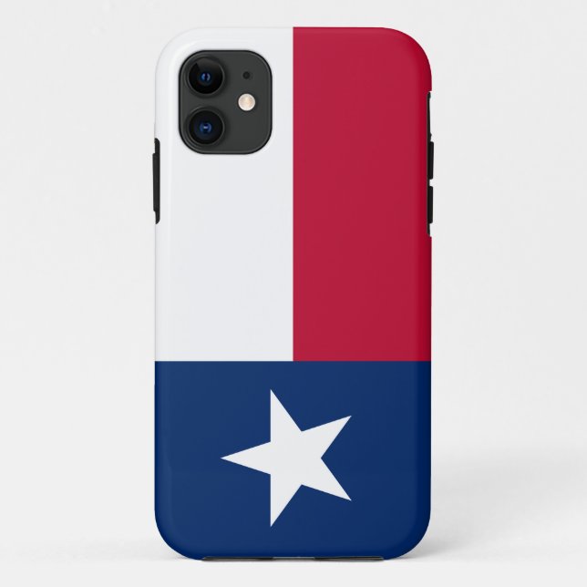 Capa Para iPhone 11 Bandeira do estado de Texas (Verso)