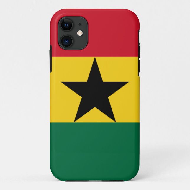 Capa Para iPhone 11 Bandeira do Gana (Verso)