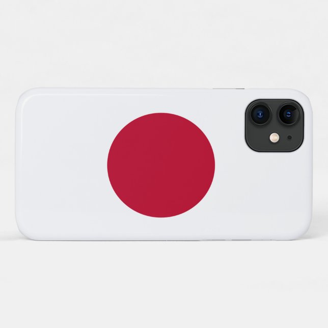 Capa Para iPhone 11 Bandeira do Japão (Verso (horizontal))