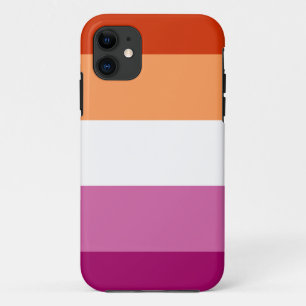 Capa Para iPhone 11 Bandeira do Orgulho Lésbico LGBTQ