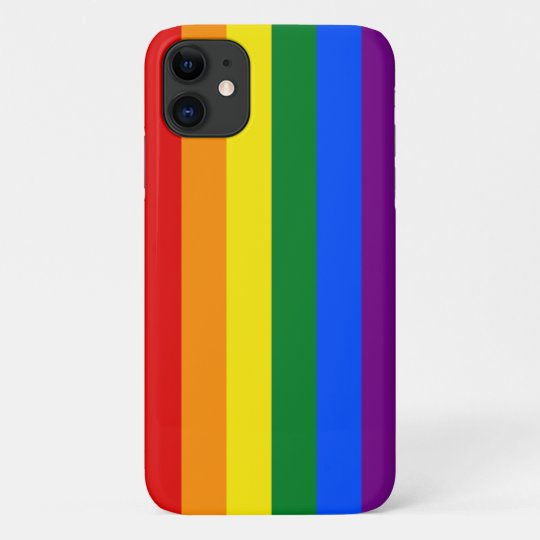 Capa Para iPhone 11 Bandeira do orgulho LGBT | Zazzle.com.br