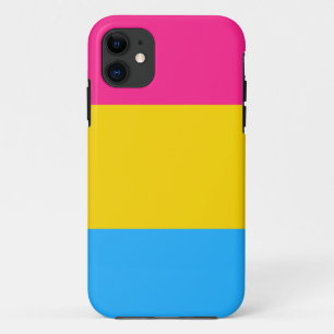 Capa Para iPhone 11 Bandeira do Orgulho Pansexual