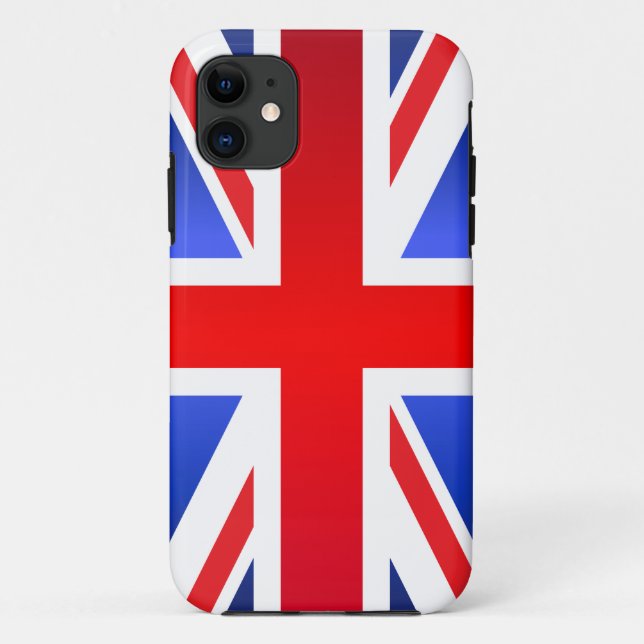 Capa Para iPhone 11 bandeira do Reino Unido (Verso)