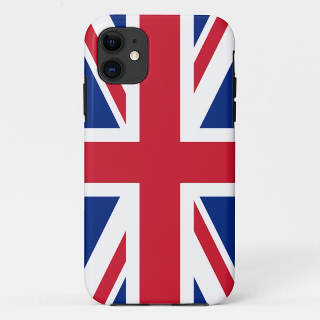 Capa Para iPhone 11 Bandeira do Reino Unido (Verso)