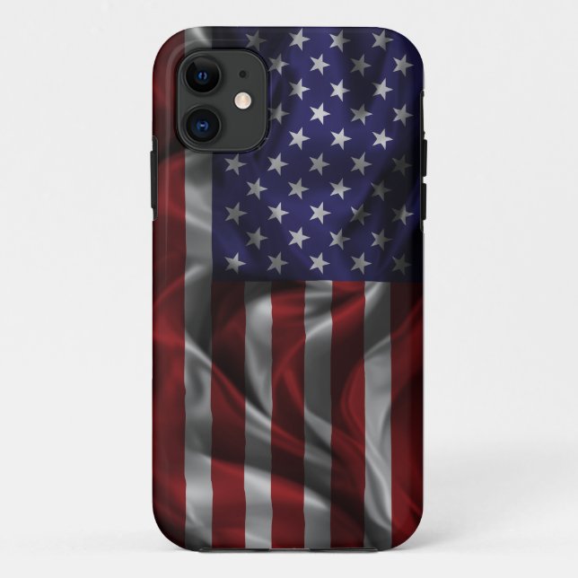 Capa Para iPhone 11 Bandeira Dos Estados Unidos Da América (Verso)