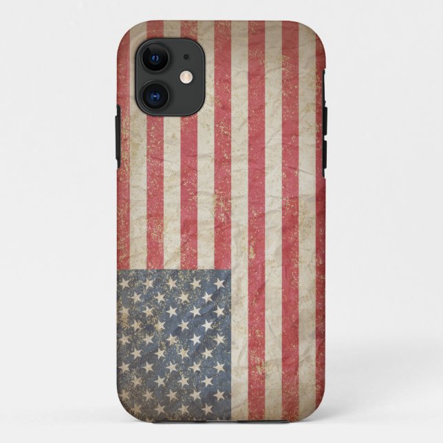 Capa Para iPhone 11 Bandeira dos EUA (Verso)