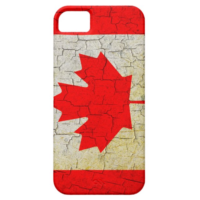 Capa Para iPhone 11 Bandeira Grunge Canada (Traseira)