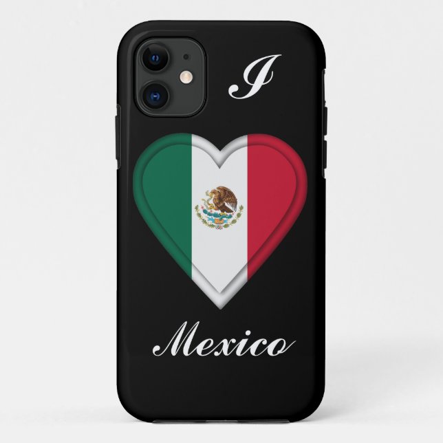 Capa Para iPhone 11 Bandeira mexicana de México (Verso)