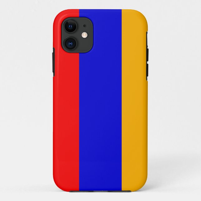 Capa Para iPhone 11 Bandeira Nacional Armênia (Verso)