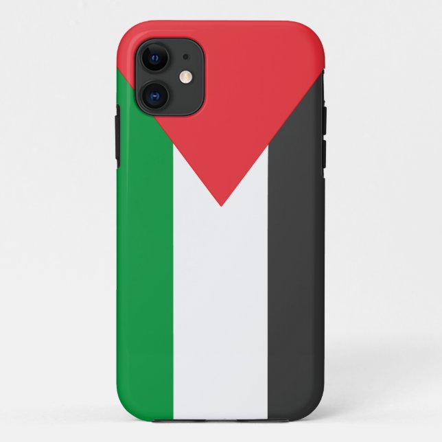 Capa Para iPhone 11 Bandeira Palestina Livre sob medida (Verso)