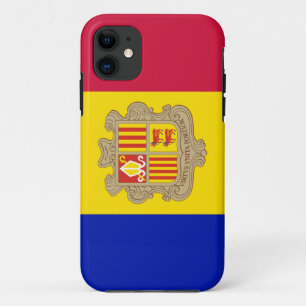 Capa Para iPhone 11 Bandeira Patriótica Andorra