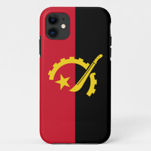 Capa Para iPhone 11 Bandeira Patriótica Angolana