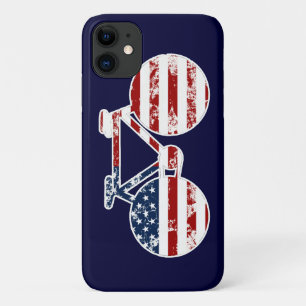 Capa Para iPhone 11 bandeira patriótica Estados Unidos da América anda