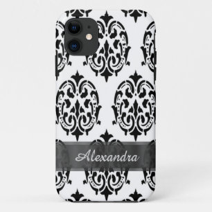 Capa Para iPhone 11 Barramento branco e preto branco personalizado