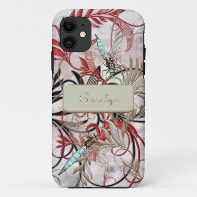 Capa Para iPhone 11 Barras de Aqua, Farinhas com base de alteração de  (Verso)