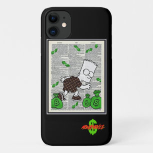 Capa Para iPhone 11 Bart Simpson Money