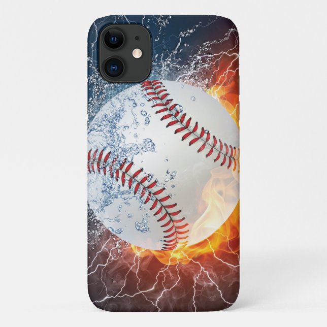 Capa Para iPhone 11 Baseball (Verso)