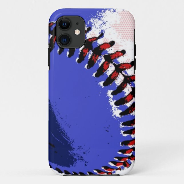 Capa Para iPhone 11 Baseball de pop Art (Verso)