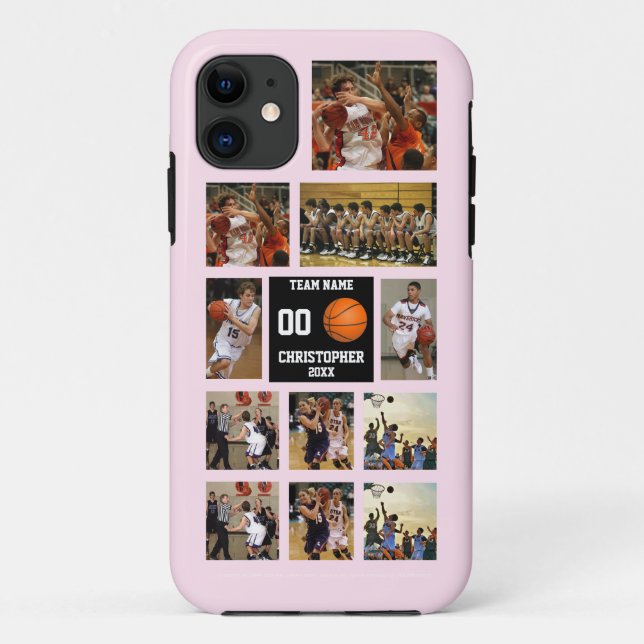 Capa Para iPhone 11 Basquete de Menina Personalizada (Verso)