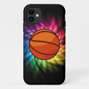Capa Para iPhone 11 Basquete; Esporte; arco-íris