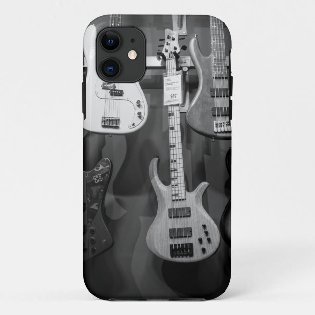 Capa Para iPhone 11 Bass Guitar (Verso)