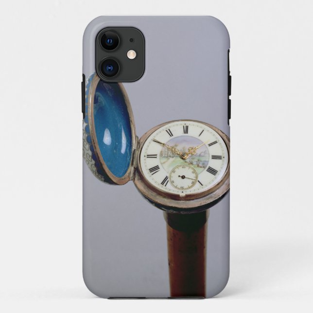 Capa Para iPhone 11 Bastão do dispositivo do relógio (esmalte do (Verso)