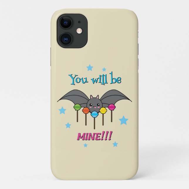 Capa Para iPhone 11 Bat Craving Lollipops - Você Será Meu (Verso)