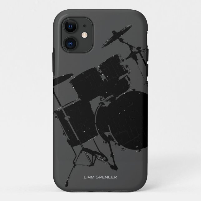 Capa Para iPhone 11 baterista (Verso)