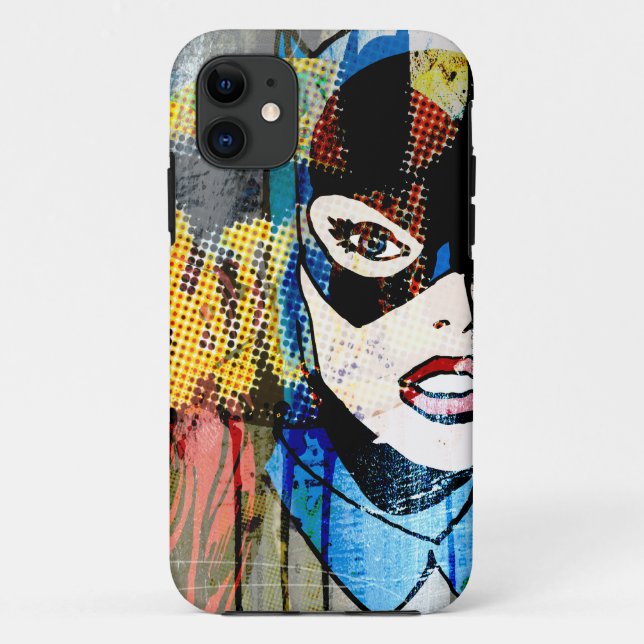 Capa Para iPhone 11 Batgirl Head (Verso)